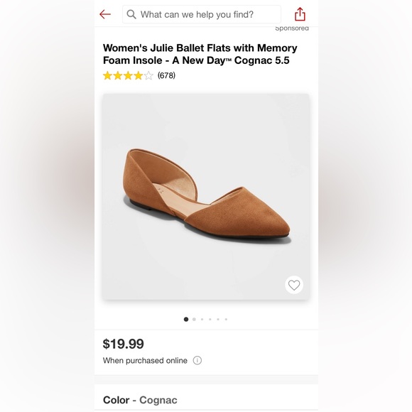 A New Day - Memory Foam Flats size 5.5 - Picture 4 of 4